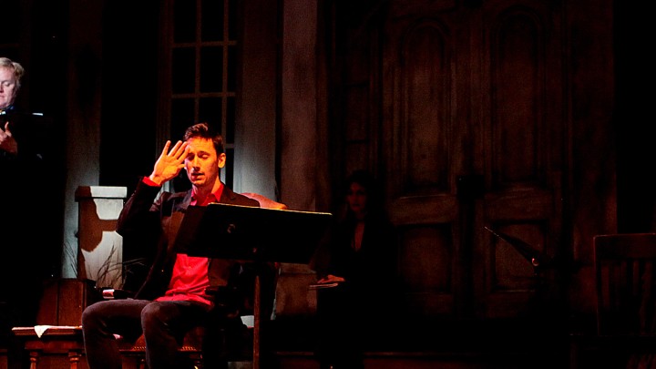 Performer on stage