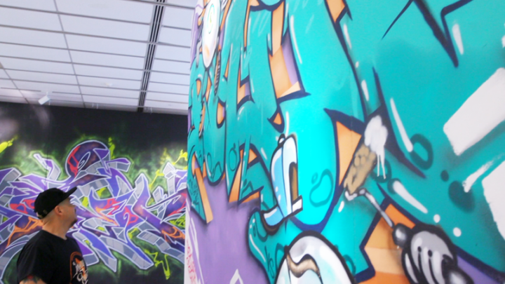 JerseyArts header image for aerosol graffiti art
