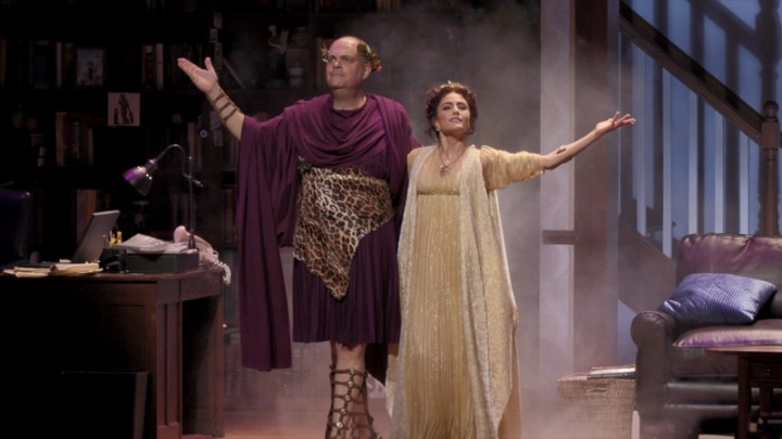 JerseyArts Header for The Gods of Comedy with actors performing