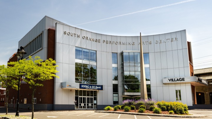 exterior of SOPAC building.