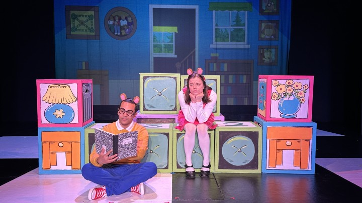 Two actors portraying characters in Arthur & Friends
